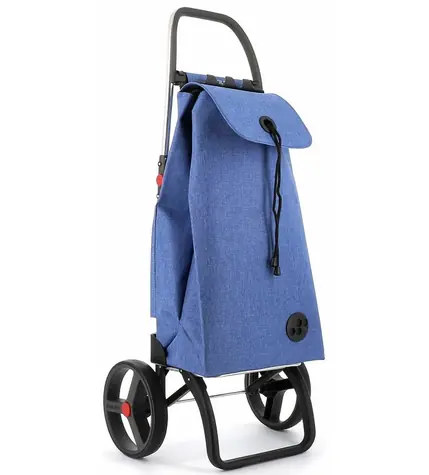 Torba na zakupy Rolser I-Max Tweed 2 Logic RSG na dużych kółkach w kolorze niebieskim