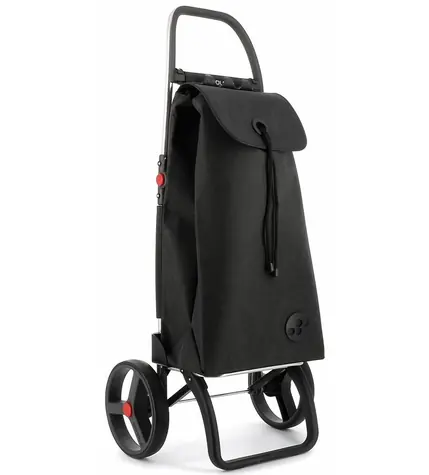 Torba na zakupy Rolser I-Max Tweed 2 Logic RSG na dużych kółkach w kolorze czarnym
