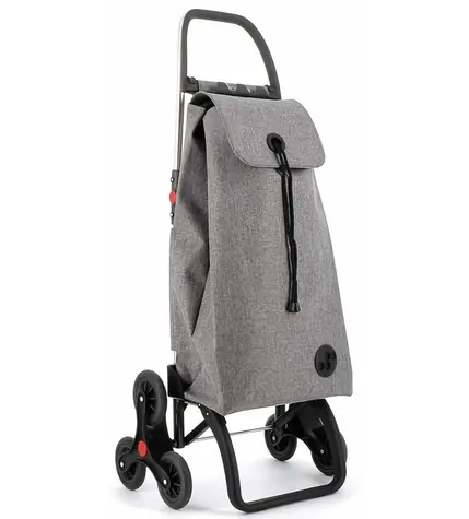 Torba na zakupy Rolser I-Max Tweed 6 Logic na kółkach w kolorze szarym