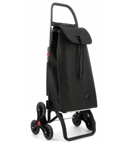 Torba na zakupy Rolser I-Max Tweed 6 Logic na kółkach w kolorze czarnym