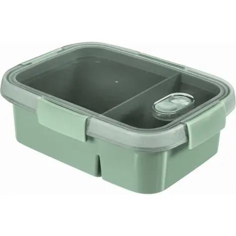 Curver SMART TO GO ECO 0,6l+0,3 Dzielona puszka l zielona