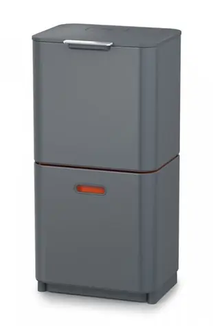Kosz na odpady sortowane Joseph joseph Totem szary / 60 l