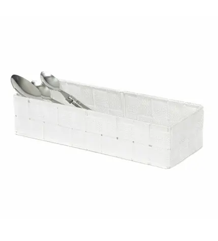 Compactor TEX - kosz L biały / Organizer do szuflady / 30 x 12 x 7 cm 