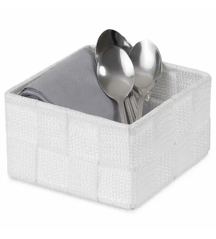 Compactor TEX - kosz S biały / Organizer do szuflady / 12 x 12 x 7 cm