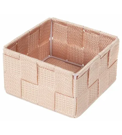 Compactor TEX - kosz S różowy / Organizer do szuflady / 12 x 12 x 7 cm
