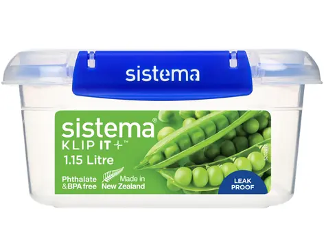 Sistema KLIP IT PLUS Pojemnik na żywność 2 klipsy 1,15 l