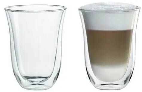 DeLonghi Szklanki do latte macchiato 2 szt. (330 ml)