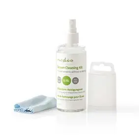 Nedis Screen Cleaner 150 ml / Spray z wycieraczką / Laptop / TV / Smartfon / Tablet 
