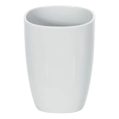 Kubek na szczoteczkę do zębów Spirella PURE biały / plastikowy