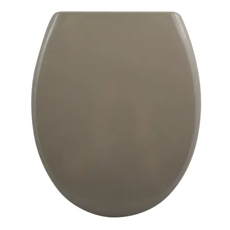 Deska sedesowa Spirella Easy CLIP szaro-brązowa / Thermodur duroplast