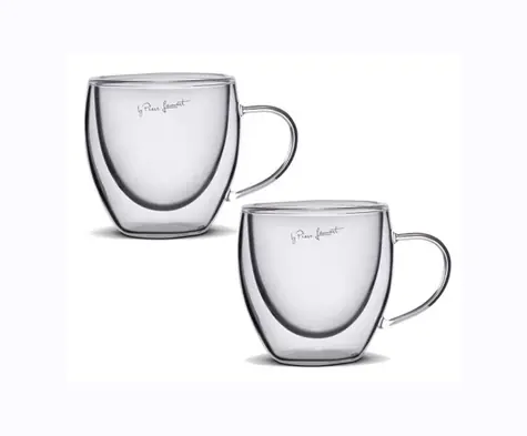 Zestaw szklanek do espresso Lamart Vaso 2 szt. 75 ml przezroczyste / szklane