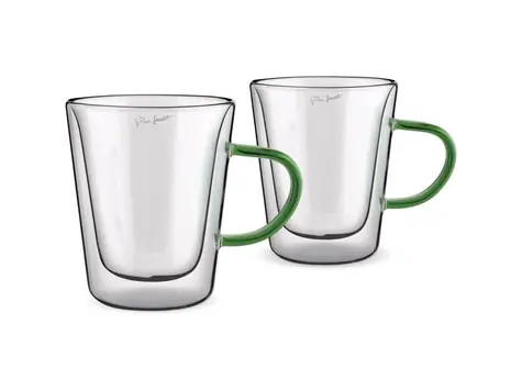 Zestaw szklanek do herbaty Lamart Vaso 2 szt. 300ml zielony / szkło