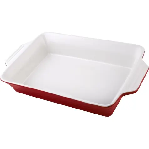 Lamart Casa Prostokątna forma do pieczenia 2,5l czerwona / ceramiczna