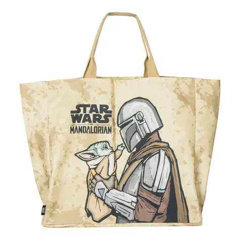 Cerdá Star Wars The Mandalorian Shopping Bag XL / 42 x 0,5 x 60 cm