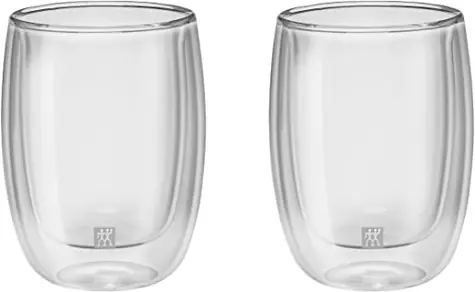 Zwilling Sorento 200 ml 2 szt. / Zestaw 2 kieliszków do kawy / Podwójne szkło borokrzemowe