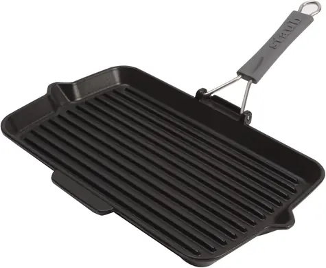 Staub 40509-343-0 patelnia grillowa 31 x 21 cm czarna 