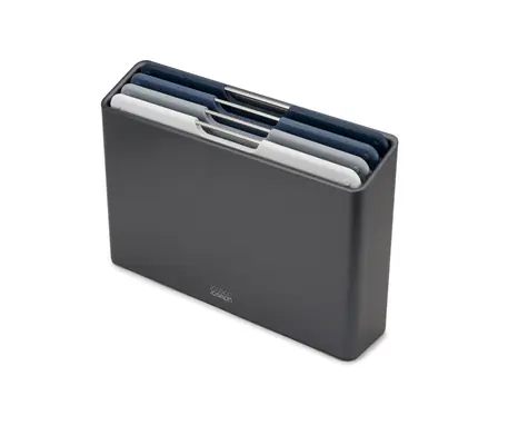 Joseph joseph Folio Regular czarny / zestaw 4 desek do krojenia z etui / 20 x 30 cm / plastik