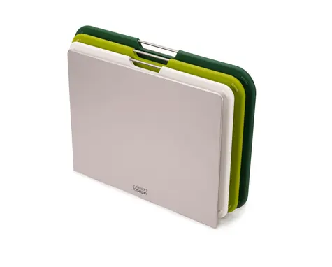Joseph joseph Nest Large zielony / zestaw 3 desek do krojenia z etui / 35,5 x 26 x 6,5 cm / plastik