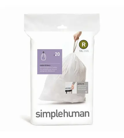 Worki na śmieci Simplehuman 10 L typ R / chowane / op. 20 szt