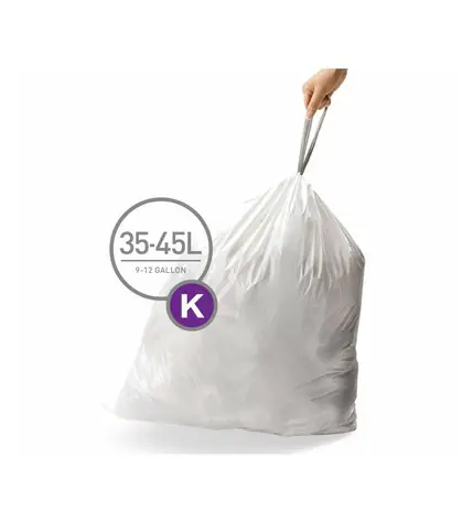 Worki na śmieci Simplehuman 35-45 L typ K / chowane / op. 20 szt