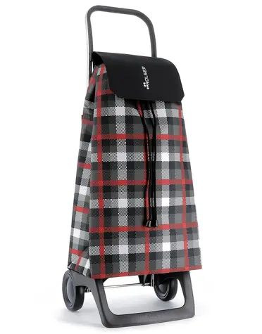 Torba na zakupy Rolser Jet Scottish Joy na kółkach, szara