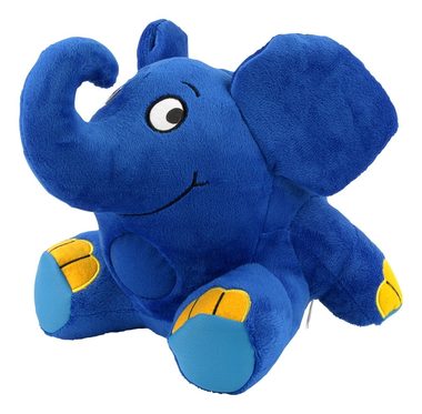 Lampa LED Die Maus Elephant / zabawka do snu dla dzieci / pluszowa zabawka / niebieska