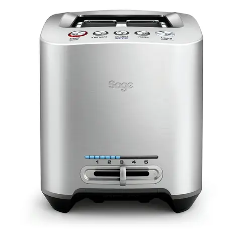 Sage BTA825 / Toster / 5 etapów opiekania / rozmrażania / 1100 W