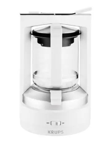 Ekspres do kawy Krups KM 4689 biały / kroplowy / pojemność 1L / 850 W