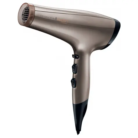 Remington AC8002 Keratin Protect Brown / Suszarka do włosów / 2200W / 3 temperatury / 2 prędkości / Dyfuzor / 1,8m 