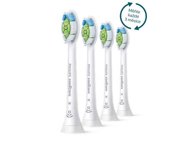Philips Sonicare W Optimal White HX6064-10 / Główka szczoteczki sonicznej / 4 szt. / rozmiar standardowy