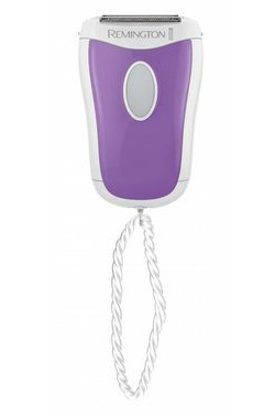 Remington WSF4810 Smooth&Silky / kompaktowy depilator damski / wodoodporny / na baterie / fioletowo-biały