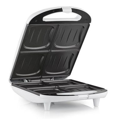 Tristar SA-3065 / Opiekacz do kanapek XL / 1300 W / 4 kanapki / biały