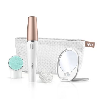 Braun FaceSpa 851V / system 3w1 / depilacja i czyszczenie / biały