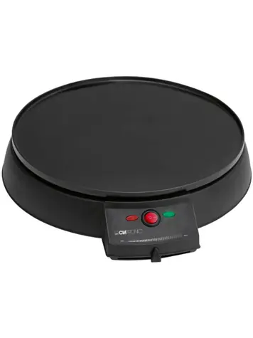 Clatronic CM 3372 / naleśnikarka / 900 W / średnica 29 cm / kielnia + szpatułka / czarna
