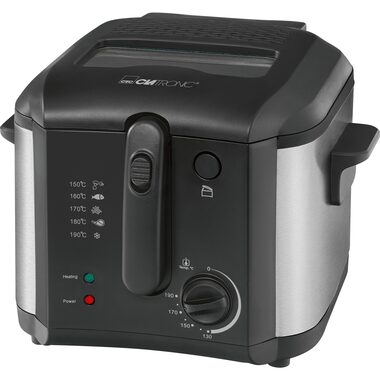 Clatronic FR 3649 czarny / Frytkownica / 1600 W / 2,5 l 