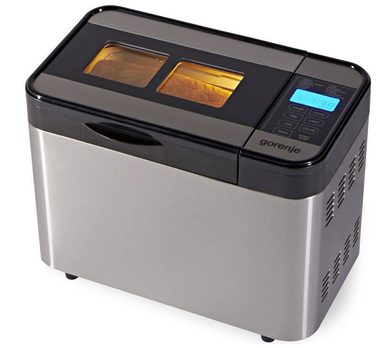 Gorenje BM1400E srebrny / piekarnia domowa / 815 W / maks. wielkość chleba 1,4 kg / 12 programów