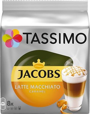 Tassimo Jacobs Latté Macchiato Caramel / Kawa w kapsułkach / 8 szt.