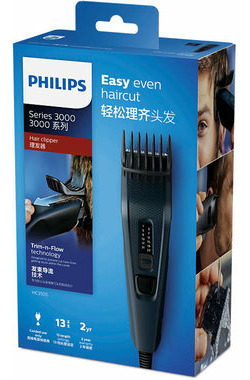 Philips Hairclipper series 3000 HC3505-15 / maszynka do strzyżenia / 0,5-23 mm / szerokość 41 mm / czarna
