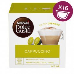 NESCAFÉ Dolce GUSTO Cappuccino / Kawa w kapsułce / 8 szt. mleka + 8 szt. kawy