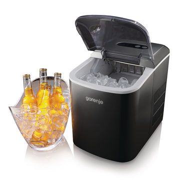 Gorenje IMC1200B czarny / kostkarka do lodu / 120 W / 2,2 l / 12 kg lodu dziennie / kostki XL / przygotowanie 9 min