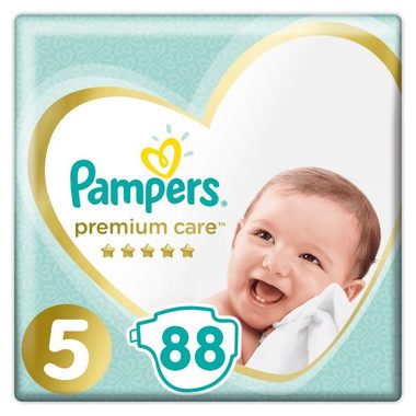 Pampers Premium Care Mega Box Junior (88 szt.) / Pieluszki / Rozmiar 5 (11-18 kg)