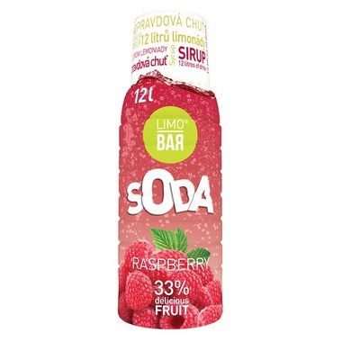 LIMO BAR Malina 500 ml / Syrop / do 12 l napoju