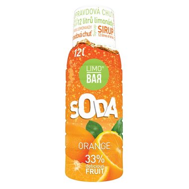 LIMO BAR Pomarańczowy 500 ml / Syrop / do 12 l napoju