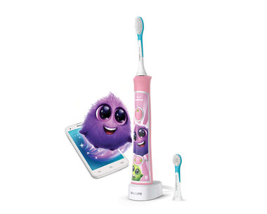 Philips Sonicare For Kids HX6352-42 / szczoteczka soniczna / Bluetooth / 62 000 impulsów / 2 tryby / 2 głowice