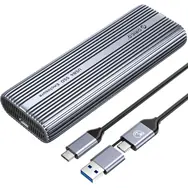 Orico zewnętrzna obudowa M.2 NVMe SSD metalowa / Zewnętrzna obudowa do SSD / USB-C 40 Gbps / z wentylatorem