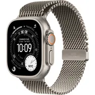 Apple Watch Ultra 3 (2025) GPS+Cellular 49 mm, tytanowa obudowa - tytanowa opaska Milanese (M) / 155-185 mm 