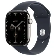 Apple Watch Series 12 GPS+Cellular 42 mm, koperta tytanowa - pasek sportowy w kolorze granatowym, rozmiar S/M / 130-180 mm