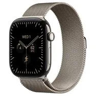 Apple Watch Series 12 GPS+Cellular 46 mm, tytanowa obudowa - naturalna opaska mediolańska, rozmiar S/M / 130-180 mm