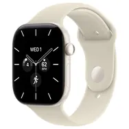 Apple Watch Series 12 GPS+Cellular 46 mm Perłowa biała ceramiczna koperta - pasek sportowy Sand M/L / 160-210 mm