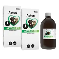 Syrop Aptus Apto-Flex 2 x 500 ml / Odżywka na stawy dla psów i kotów / Data ważności 05/28
